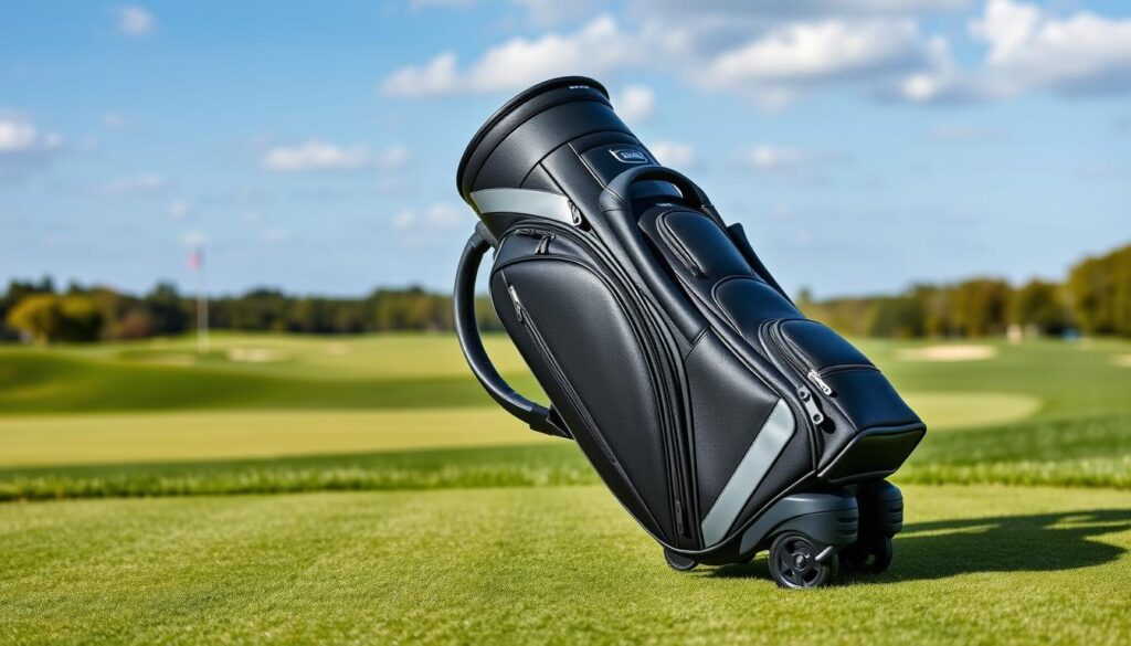 golf bag with wheels