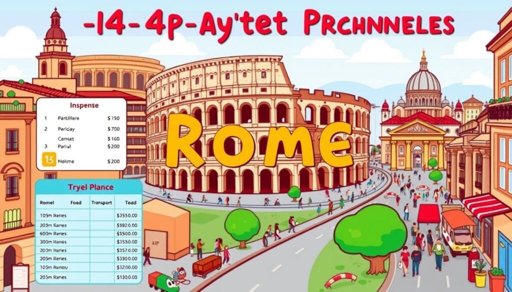 Rome travel budget